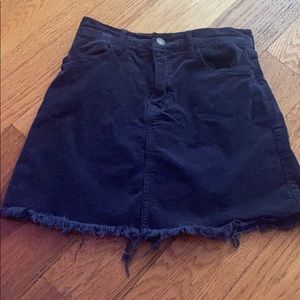 dark blue brandy melville skirt